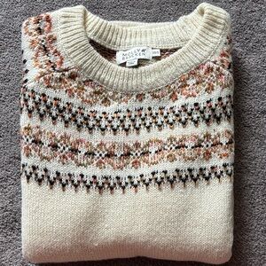 Molly Bracken Multicolor Patterned Sweater